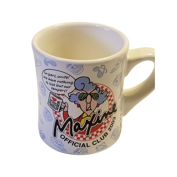 Maxine Official Club 2003 Gripers Unite! Lose Tempers Coffee Mug Wagner Hallmark - Picture 4 of 7